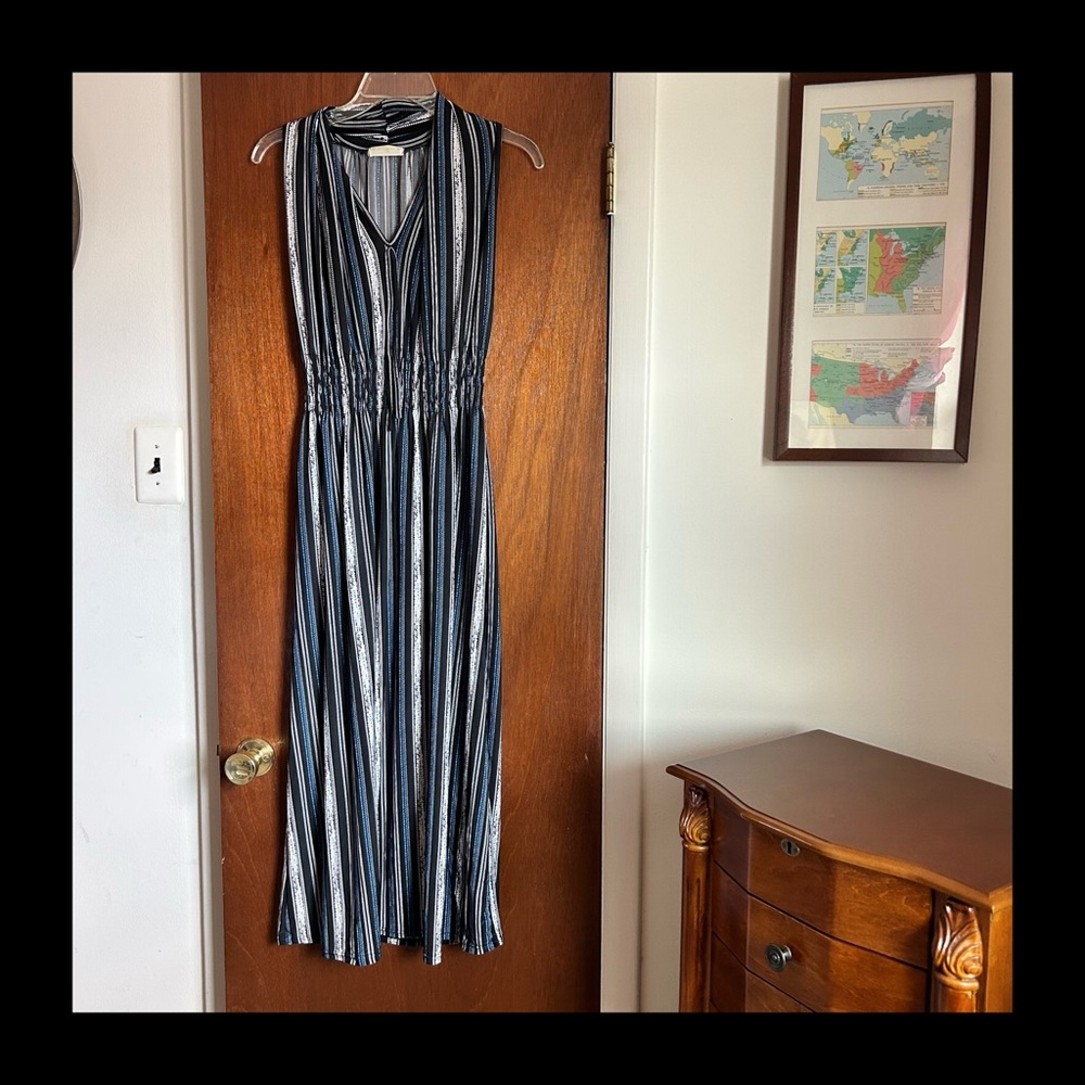 Seven Islands Striped Sleeveless Dress